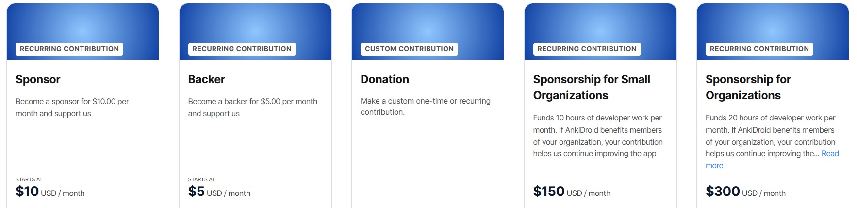 Anki donation program