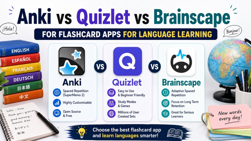 Flashcards for language learning new