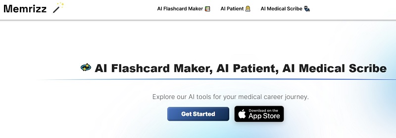 Memrizz flashcard app for medical students