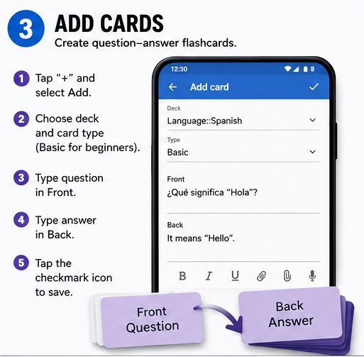 adding cards using ankidroid
