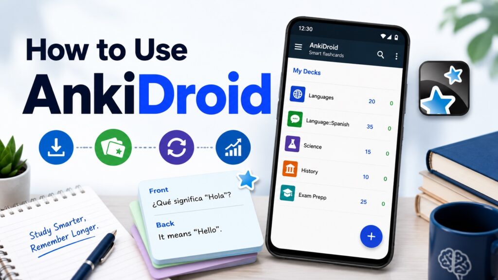 how to use ankidroid