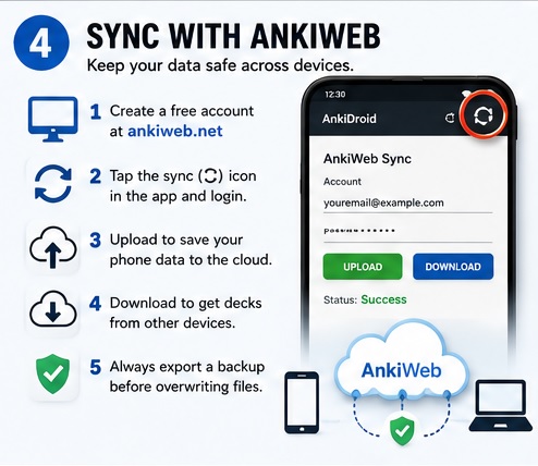 sync ankidroid with ankiweb