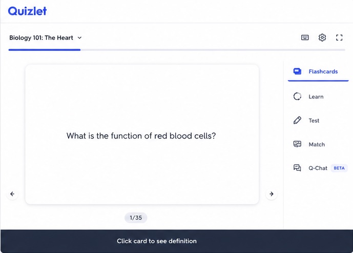 Quizlet screenshot of flashcard