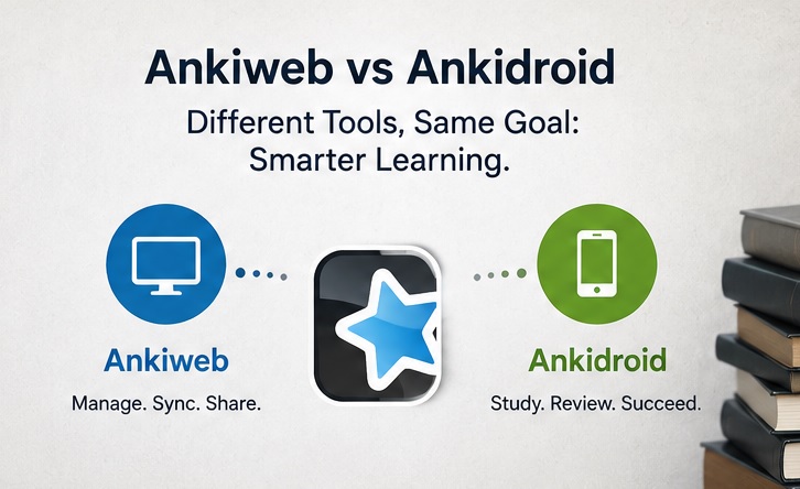 ankiweb vs ankidroid comparison