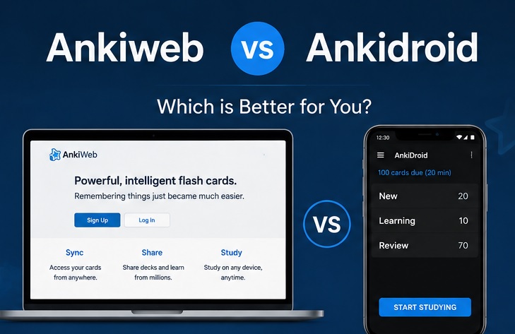 ankiweb vs ankidroid