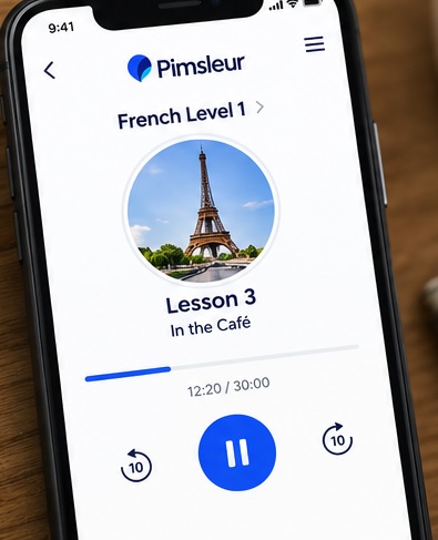 Pimsleur french language audio class