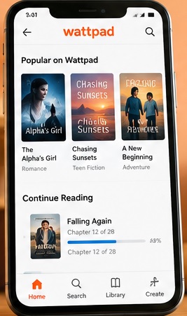 Wattpad english reading app
